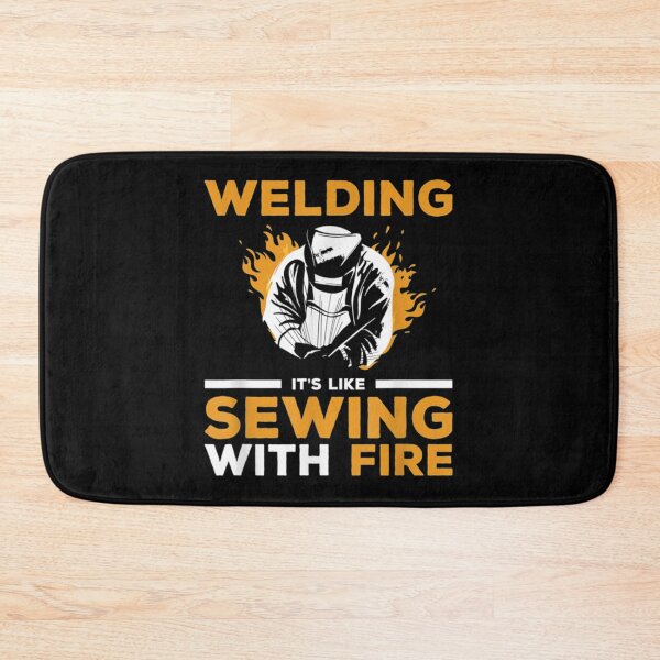 Item preview, Mens Welding It_S Like Sewing With Fire Welder  Sticker designed and sold by allysonhat.