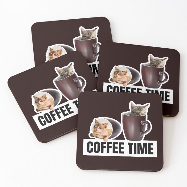 Item preview, Kitty Coffee Time designed and sold by MeowMerch.