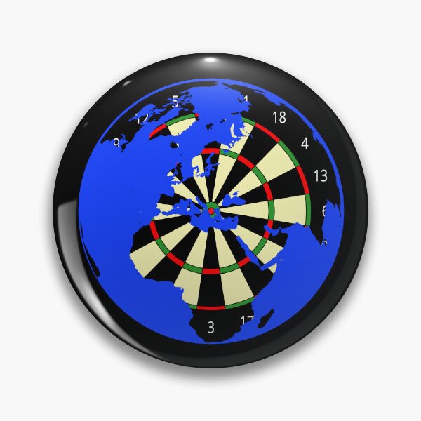 Item preview, Darts board world sport drawing designed and sold by Blondiabshop.