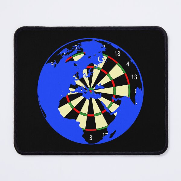 Item preview, Darts board world sport drawing designed and sold by Blondiabshop.