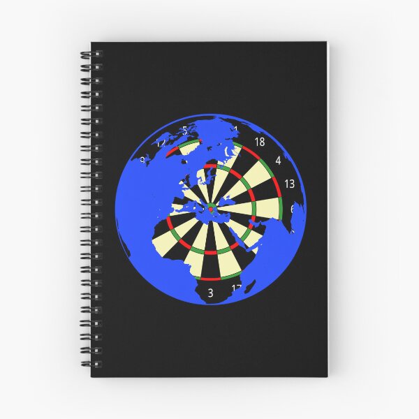 Item preview, Darts board world sport drawing designed and sold by Blondiabshop.