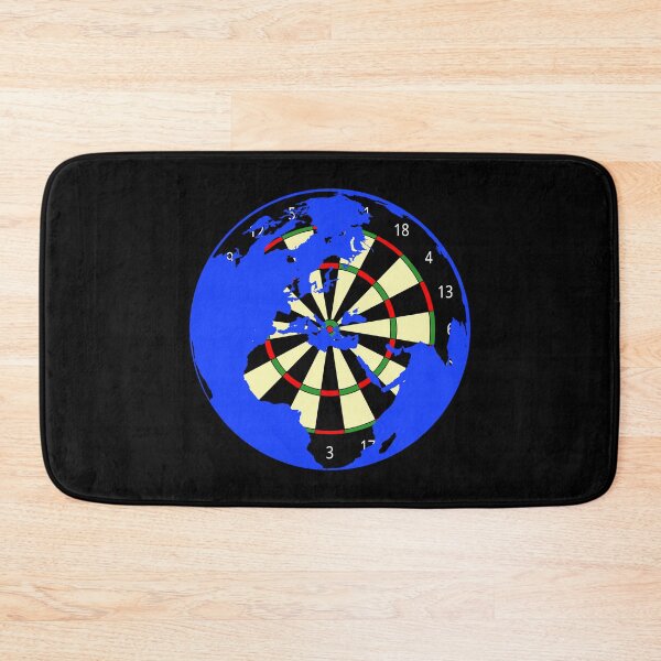 Item preview, Darts board world sport drawing designed and sold by Blondiabshop.