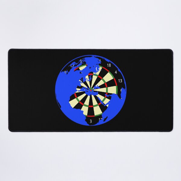 Item preview, Darts board world sport drawing designed and sold by Blondiabshop.