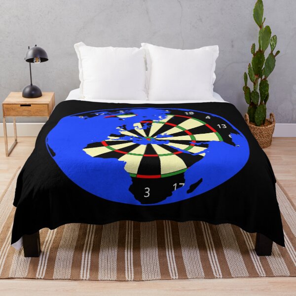 Item preview, Darts board world sport drawing designed and sold by Blondiabshop.