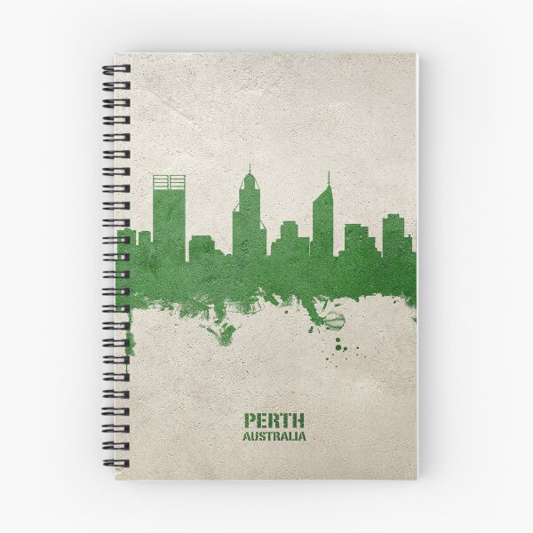 Aperçu de l'œuvre Perth Australia Skyline créée et vendue par ArtPrints.