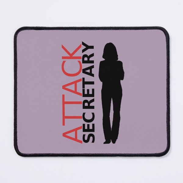 Item preview, Beware Attack Secretary Funny Secretary Gift Black White Red Lilac designed and sold by InterpreTees.