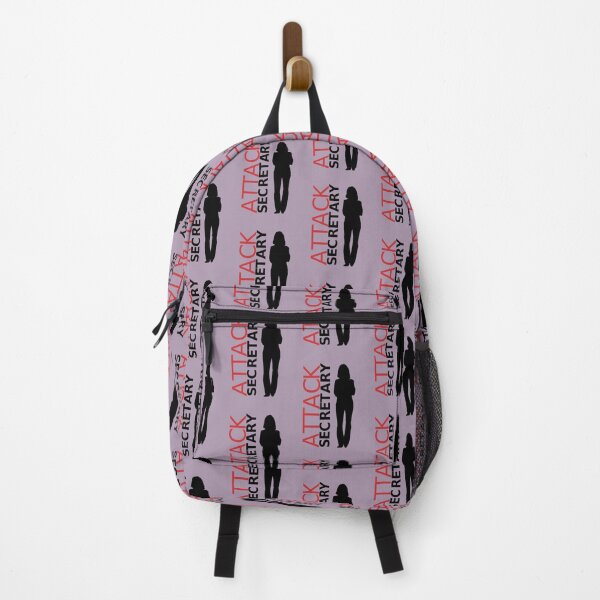 Item preview, Beware Attack Secretary Funny Secretary Gift Black White Red Lilac designed and sold by InterpreTees.