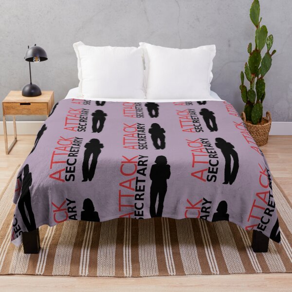 Item preview, Beware Attack Secretary Funny Secretary Gift Black White Red Lilac designed and sold by InterpreTees.