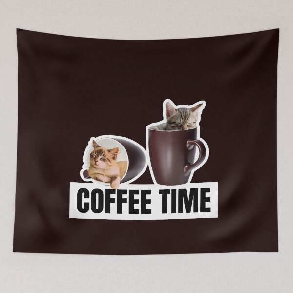 Item preview, Kitty Coffee Time designed and sold by MeowMerch.