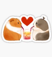 Guinea Pigs in love Sticker