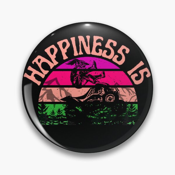 Item preview, Happiness is Four Wheeling Girl -Motocross designed and sold by Rally-Girl.