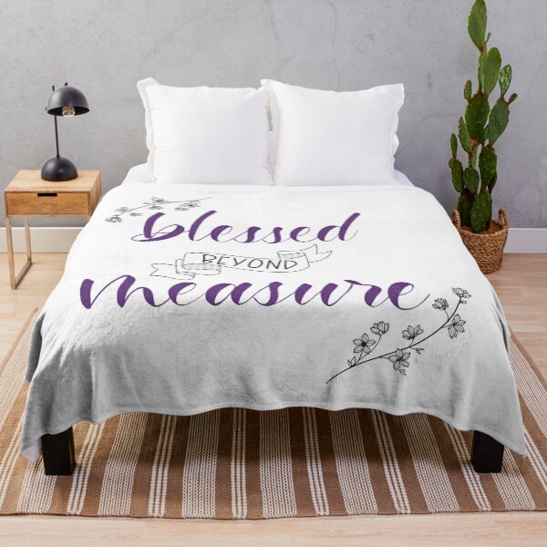 Item preview, Blessed beyond measure | banner and florals designed and sold by ThatArtsyMama.