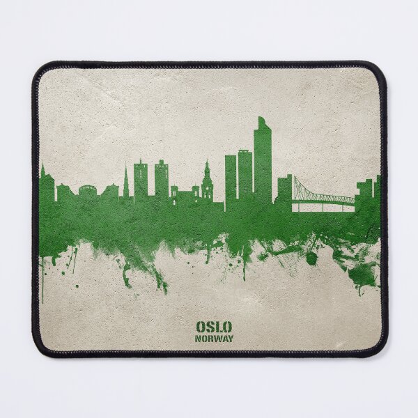 Item preview, Oslo Norway Skyline designed and sold by ArtPrints.