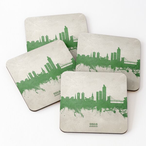 Item preview, Oslo Norway Skyline designed and sold by ArtPrints.