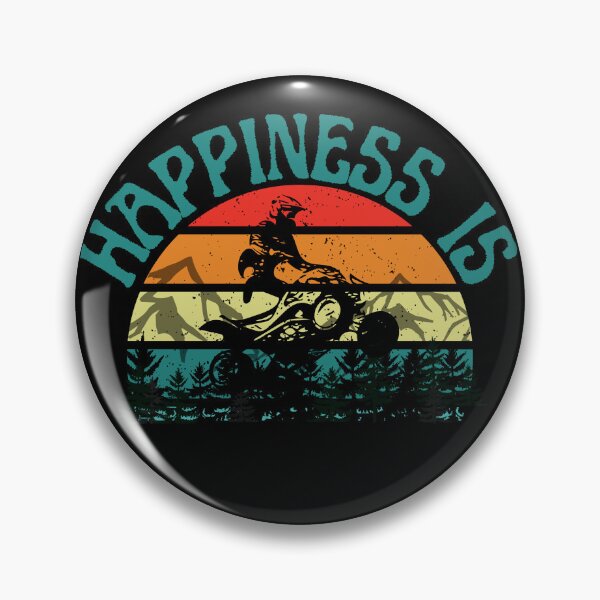 Item preview, Happiness is Four Wheeling Guy -Motocross designed and sold by Rally-Girl.