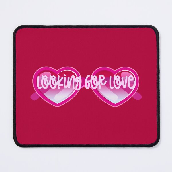 Item preview, Looking for Love (Pink on Dk. Pink) designed and sold by PawsitiveMum.