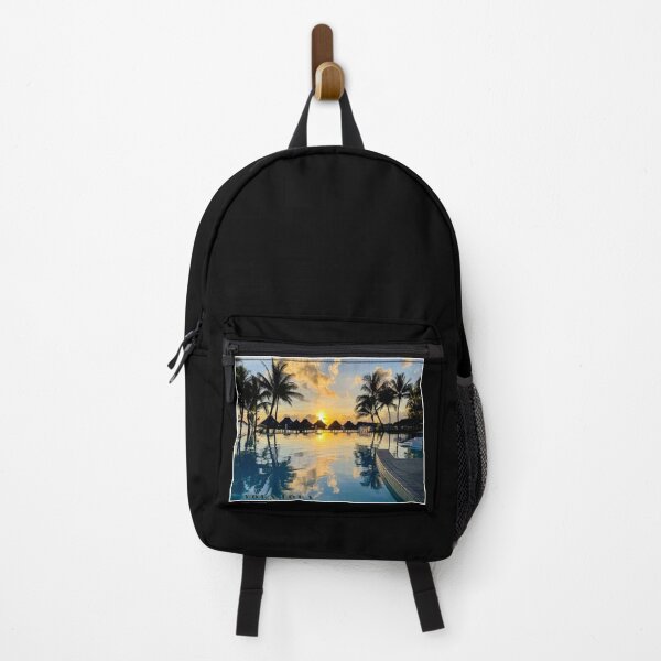 Item preview, BORA BORA : Vintage Sunset Travel and Tourism Advertising Print designed and sold by posterbobs.