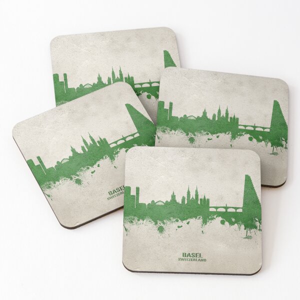 Item preview, Basel Switzerland Skyline designed and sold by ArtPrints.
