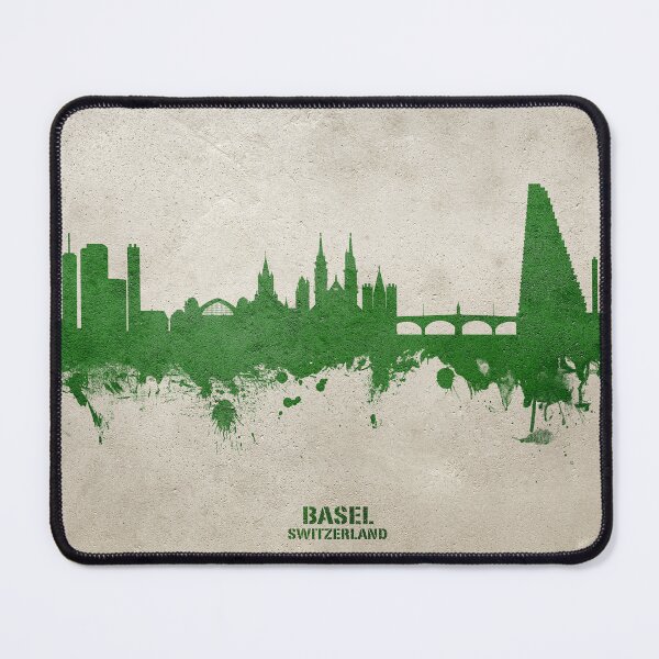 Item preview, Basel Switzerland Skyline designed and sold by ArtPrints.