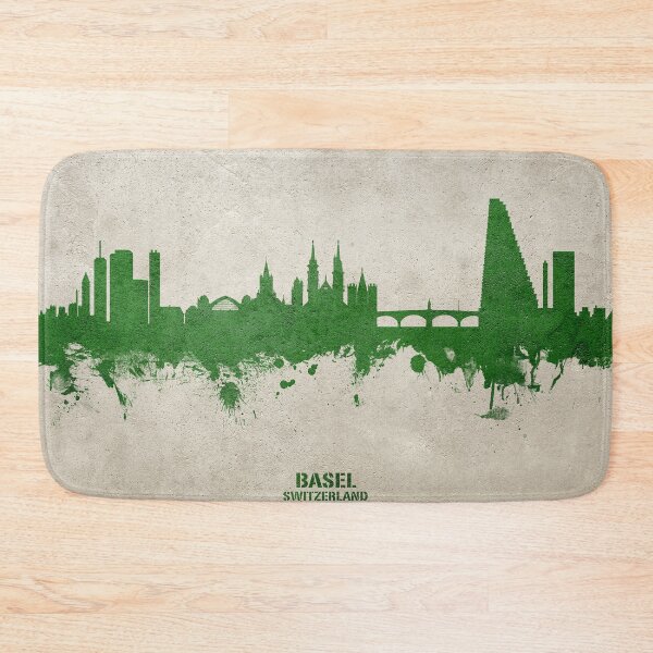 Item preview, Basel Switzerland Skyline designed and sold by ArtPrints.