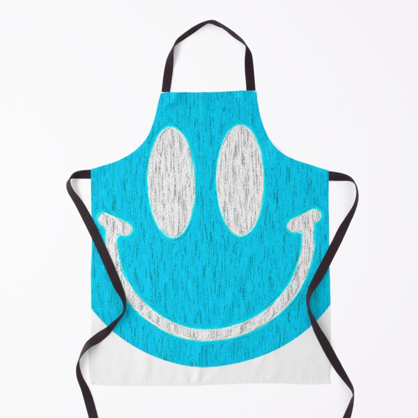 Item preview, Happy Smiling Face, Shabby, Blue designed and sold by Maculele.
