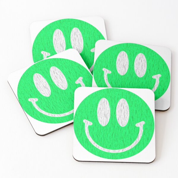 Item preview, Happy Smiling Face, Shabby, Green, designed and sold by Maculele.