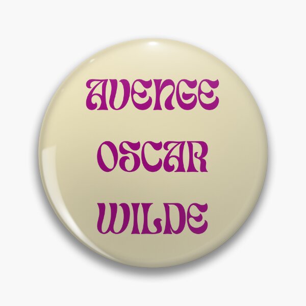 Item preview, avenge oscar wilde- historical gay pride design designed and sold by Em Robin.