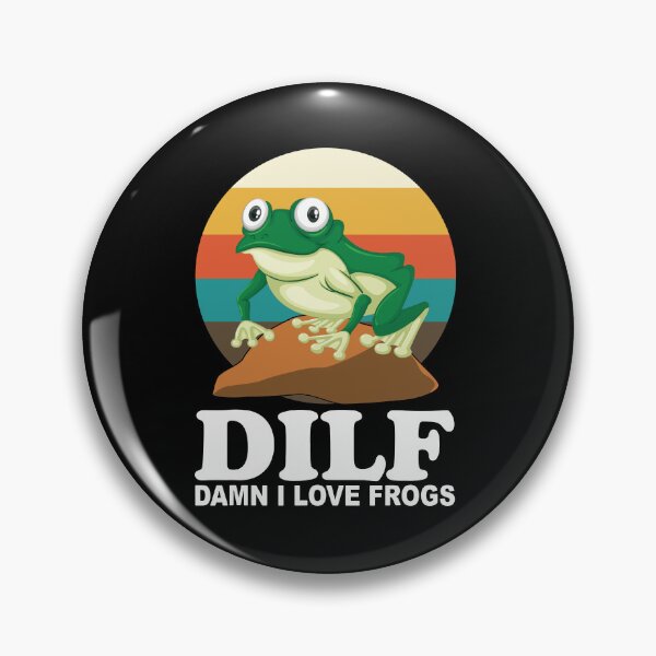Item preview, Damn I Love Frogs DILF designed and sold by webmprintshop.