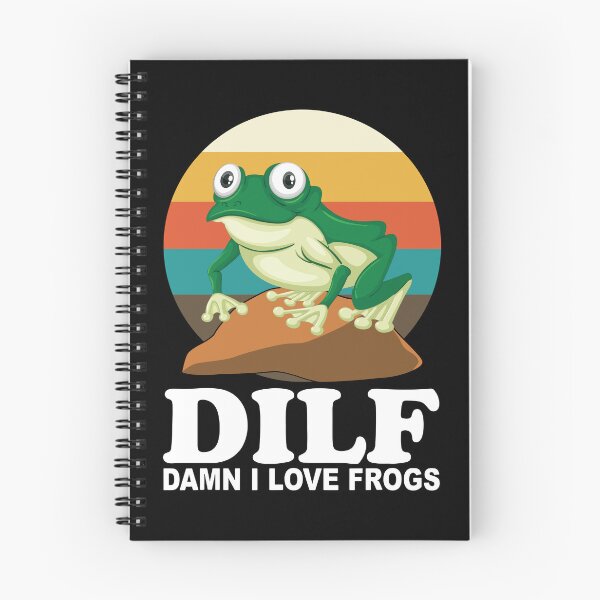 Item preview, Damn I Love Frogs DILF designed and sold by webmprintshop.
