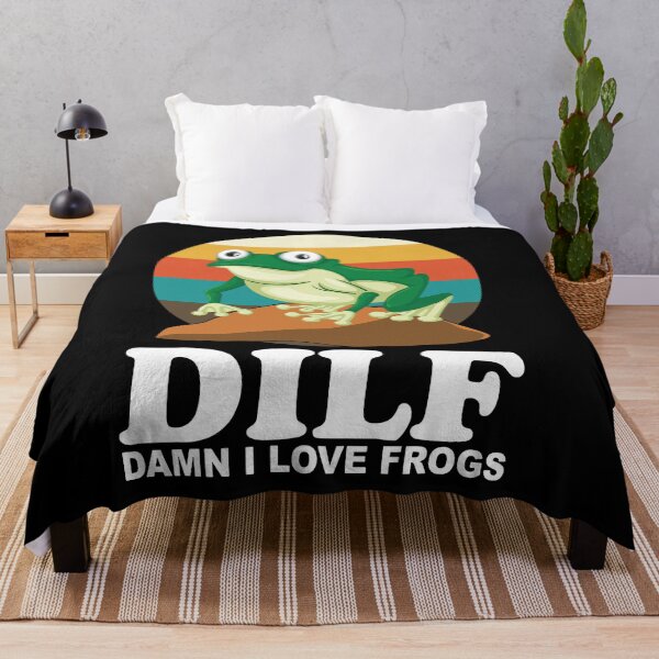 Item preview, Damn I Love Frogs DILF designed and sold by webmprintshop.
