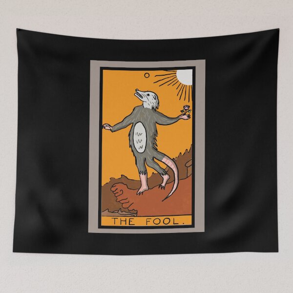 Artikelvorschau, Die Narren-Possum-Tarot-Karte entworfen und verkauft von hdport.