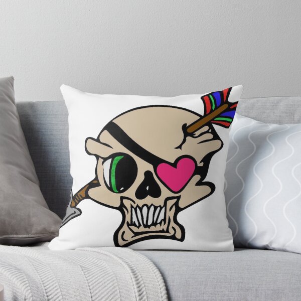 Item preview, Skull broken arrow designed and sold by Crochetamommy.