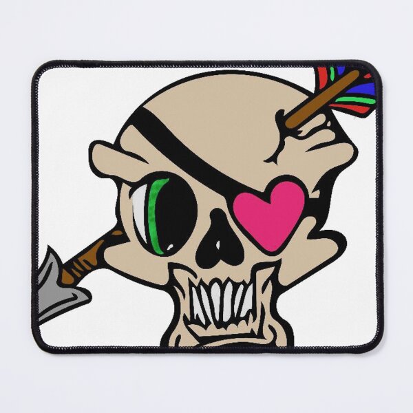 Item preview, Skull broken arrow designed and sold by Crochetamommy.