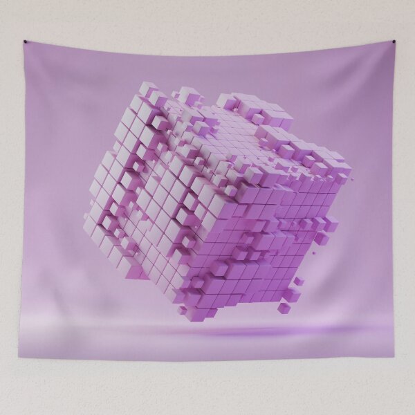 Item preview, Geometric Abstract Cube designed and sold by Queenlardcake.