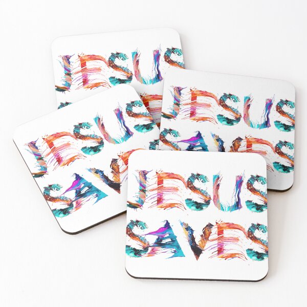 Item preview, "Jesus Saves" Painted Text designed and sold by Nigelum.