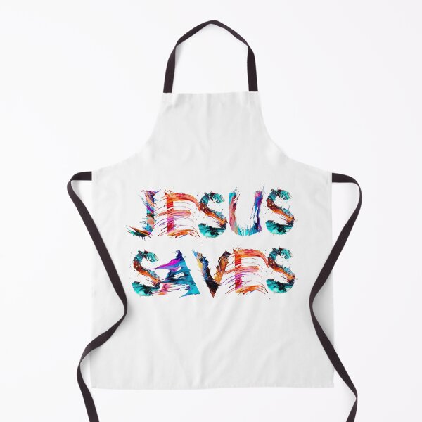 Item preview, "Jesus Saves" Painted Text designed and sold by Nigelum.