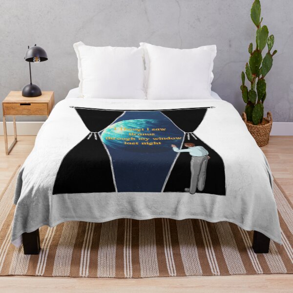 Aperçu de l'œuvre Uranus à travers ma fenêtre la nuit dernière homme pointant du doigt créée et vendue par podguy.
