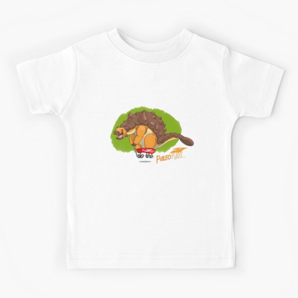 Paleo Kids-Ankylosaur Paleo Flyer with Lenny Kids T-Shirt