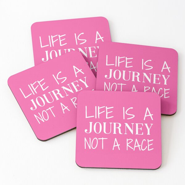 Item preview, Life Journey Not A Race Quote Inspirational Positivity Motivational Quote designed and sold by sillyquestions.