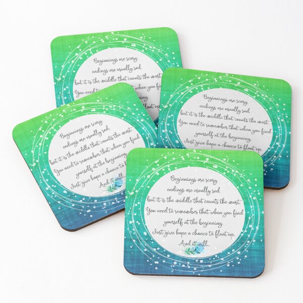 Item preview, Hope Floats - Movie Quote - Beginnings, Middles and Endings designed and sold by dealchica.
