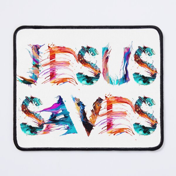 Item preview, "Jesus Saves" Painted Text designed and sold by Nigelum.
