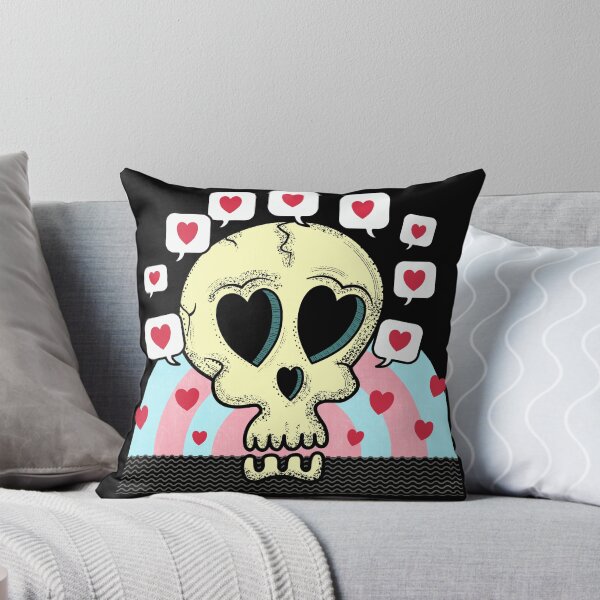Item preview, Love and death skull designed and sold by RGB-Ginger.
