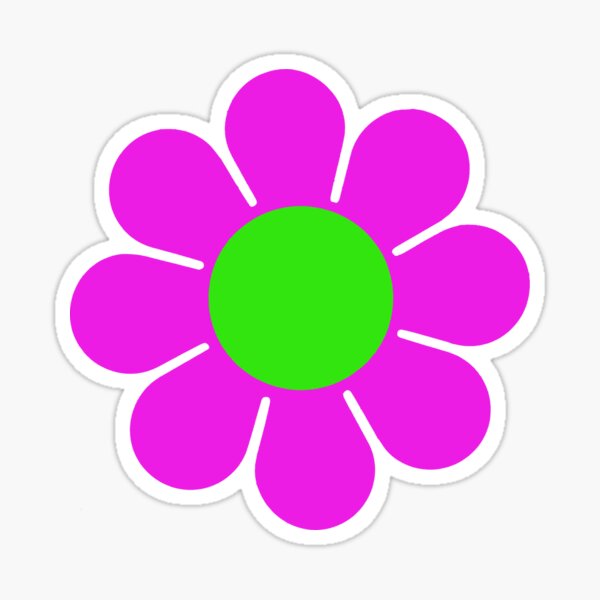 Item preview, Pink Green Hippy Flower Daisy designed and sold by hilda74.