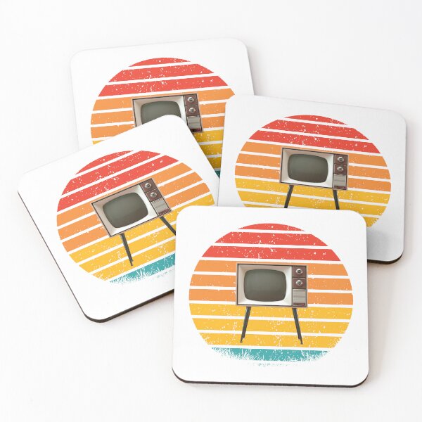 Item preview, Vintage Sunset Old Retro TV designed and sold by silviaol.