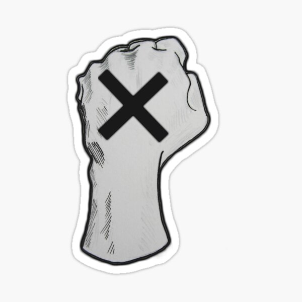 xX Straight Edge Xx Sticker
