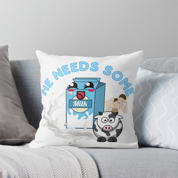 Item preview, He Needs Some Milk! Funny Meme Design designed and sold by MugzOnMugz.
