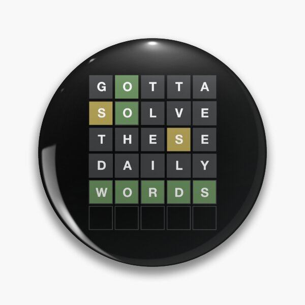 Item preview, Gotta Solve These Daily Words - Wordle Grid Design designed and sold by MintGubbins.