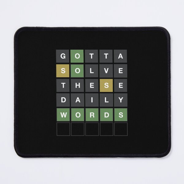 Item preview, Gotta Solve These Daily Words - Wordle Grid Design designed and sold by MintGubbins.