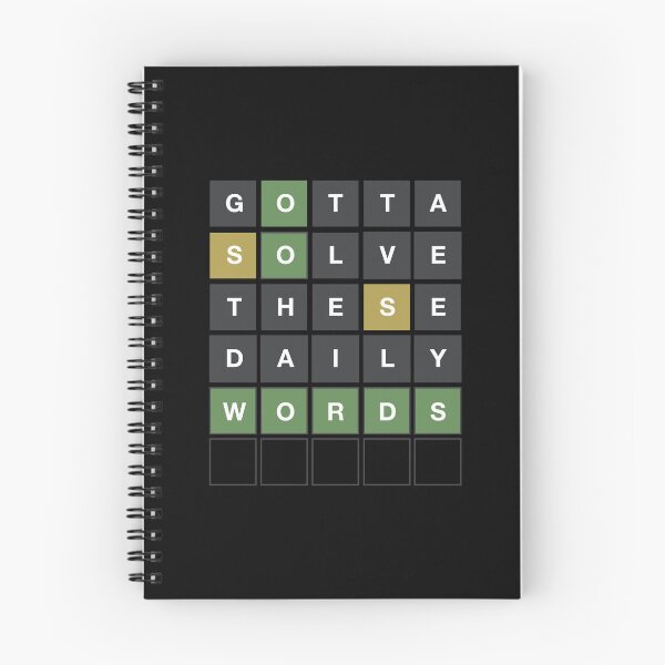 Item preview, Gotta Solve These Daily Words - Wordle Grid Design designed and sold by MintGubbins.