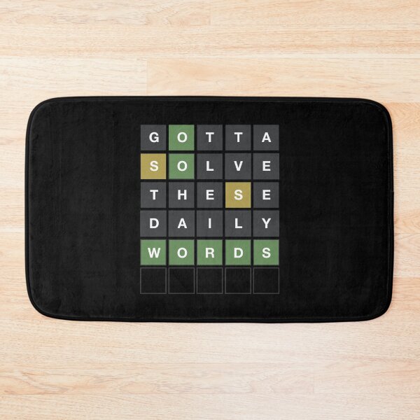 Item preview, Gotta Solve These Daily Words - Wordle Grid Design designed and sold by MintGubbins.